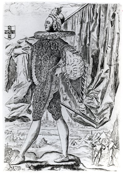 Portrait of George Villiers, 1st Duke of Buckingham (1592-1628) engraved by Renold Elstrack (1571-c.1630) by English School